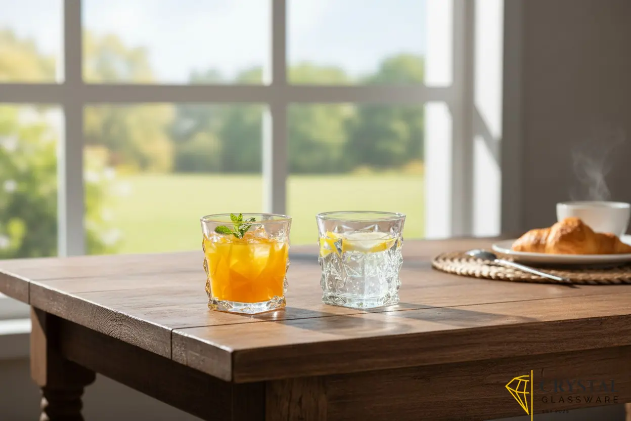 Delisoga glassware set fine-textured design